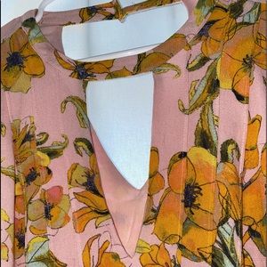 Free People boho floral mini dress